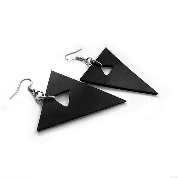 Orecchini pendenti Triangolo #038