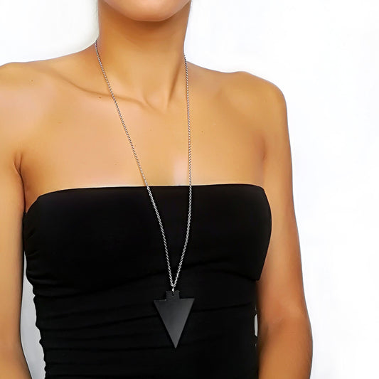 Collana lunga Triangolo #014