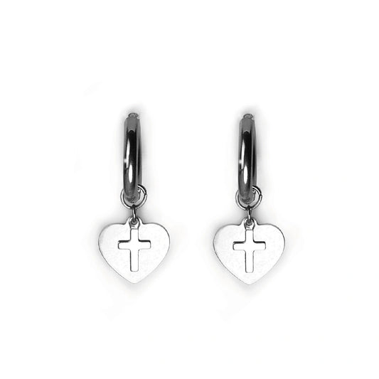 Orecchini Cross my Heart