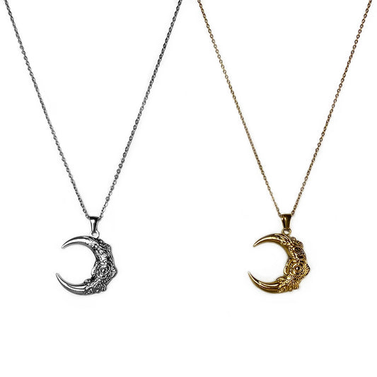 Collana Luna con Rosa 127