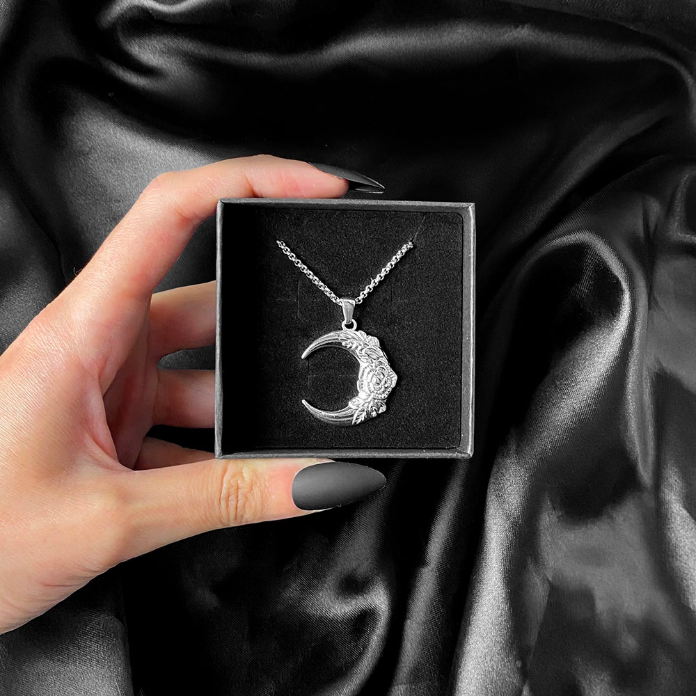Collana Luna con Rosa 127