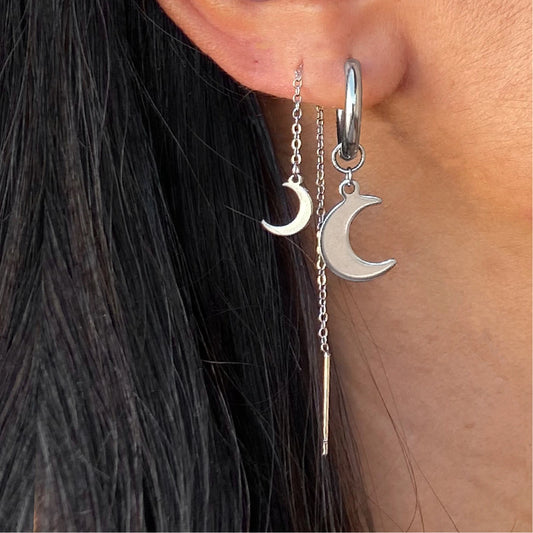 Orecchino saliscendi Luna 120