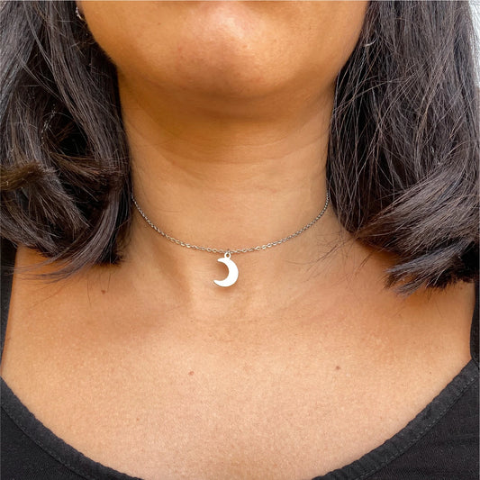 Collanina choker Luna 130