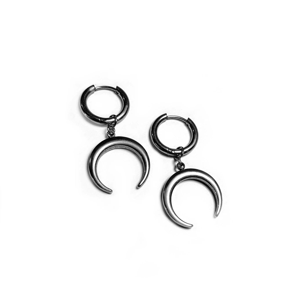 Orecchini Black Lunula