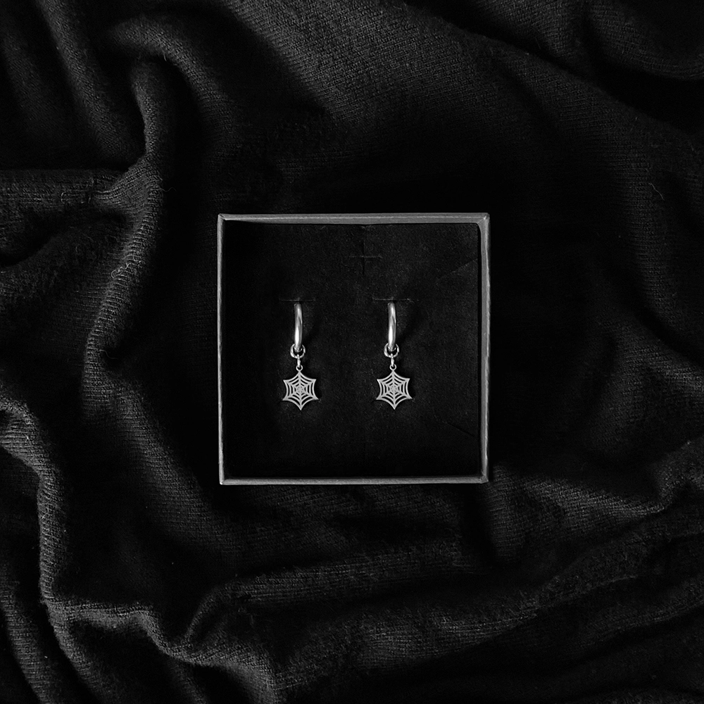 orecchini-hoops-ragnatela