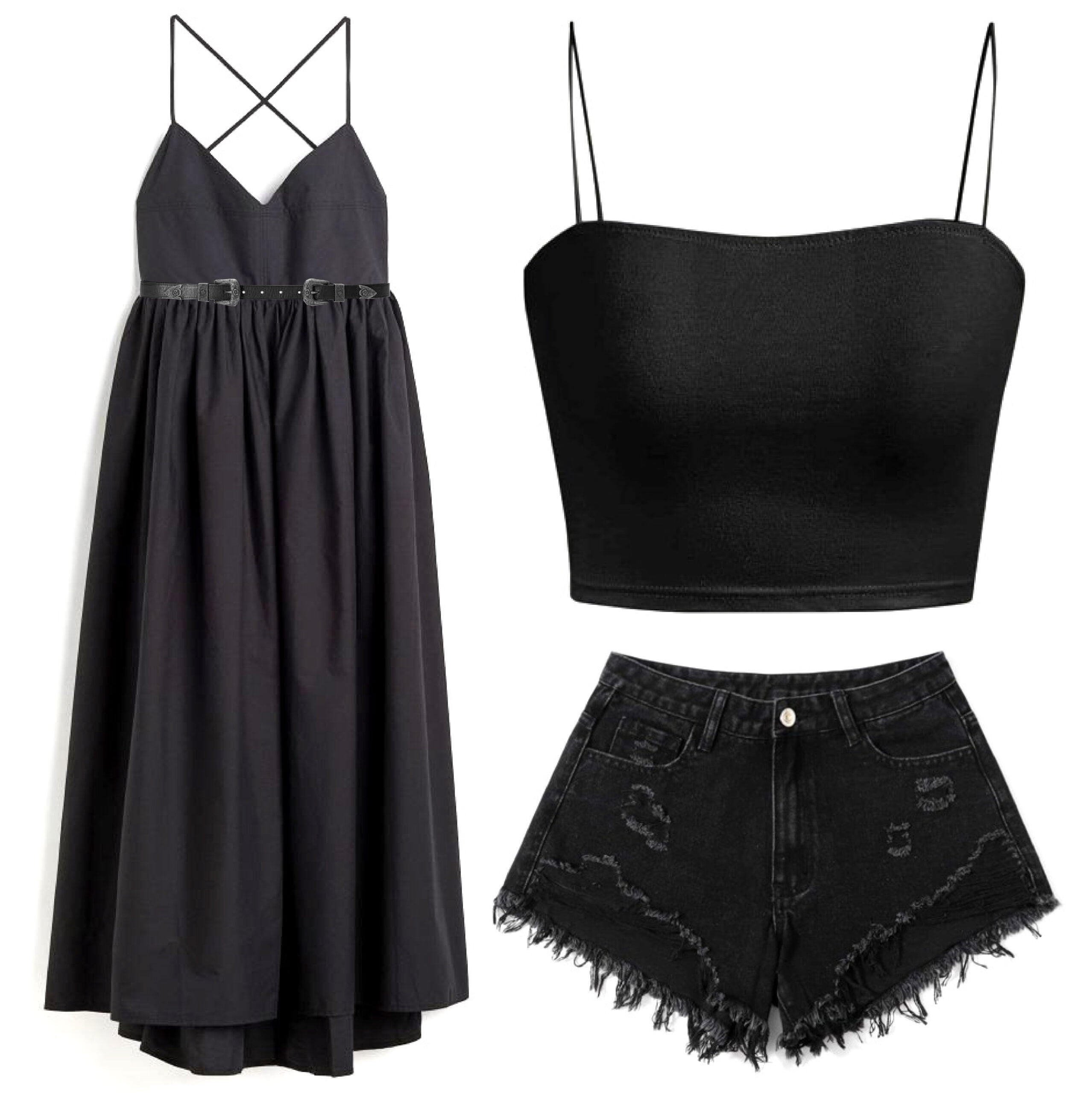 vestire total black